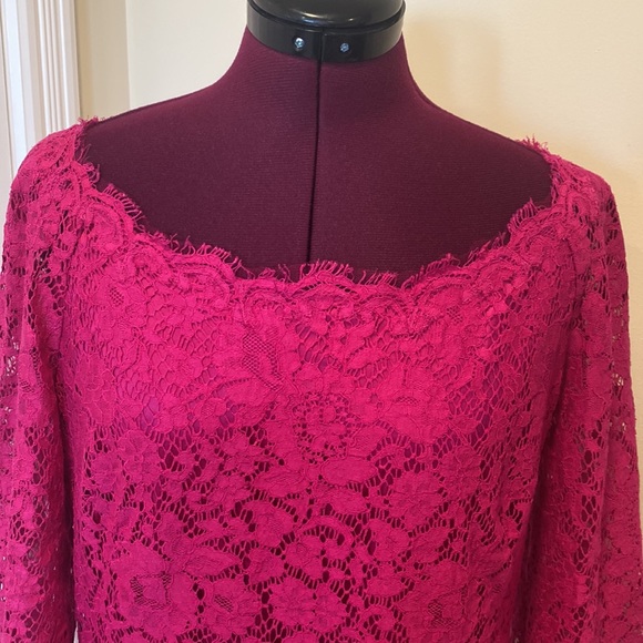 Dolce & Gabbana Fuschia Pink Lace Dress - Picture 2 of 16